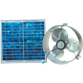 Solar Powered Gable Mount Attic Vent