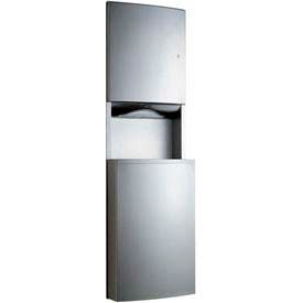 Recessed Folded Paper Towel Dispenser/Receptacle