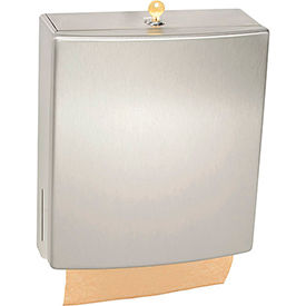 ConturaSeries Folded Paper Towel Dispenser, Stainless Steel