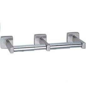 Surface Mounted Double Tissue Dispenser - Satin