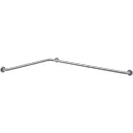 1-1/2" Dia. Two-Wall Toilet Compartment Grab Bar - 42"W Satin
