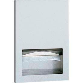Recessed Folded Paper Towel Dispenser, Stainless Steel