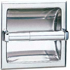 600 Series Recessed Single Tissue Dispenser - Bright Polished