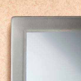 Tempered Glass Welded-Frame Mirror - 18"W x 30"H