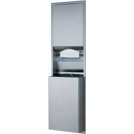 ClassicSeries Recessed Convertible Folded Paper Towel Dispenser/Receptacle