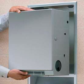 Automatic Touch Free Pull Paper Towel Dispenser Module, Satin Stainless Steel
