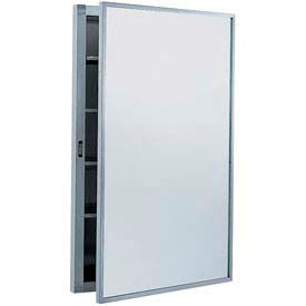 B-398 Recessed Medicine Cabinet, 17"W x 5"D x 26-7/8"H, Satin
