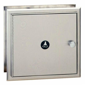 Recessed Specimen Pass-Thru Cabinet, Satin