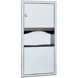 ClassicSeries Recessed Folded Paper Towel Dispenser/Receptacle