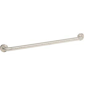 1-1/2" Dia. Straight Peened Grab Bar 36"W