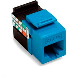 5E QuickPort Connector, Cat 5E, Blue