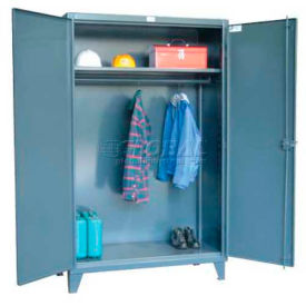 Heavy Duty Wardrobe Cabinet - With Full Width Rod 48 x 24 x 78
