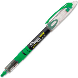 Liquid Pen Style Highlighter, Fluorescent Green Ink
