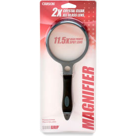 SureGrip Soft Grip 2x Magnifier 90mm with 11.5x Spot Lens