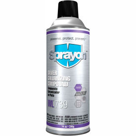 Sprayon Silver Galvanizing Compound, 14 oz. Aerosol Can