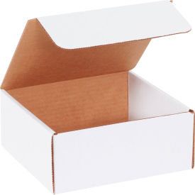 Corrugated Literature Mailers, 7-1/2"L x 7"W x 3-1/4"H, White