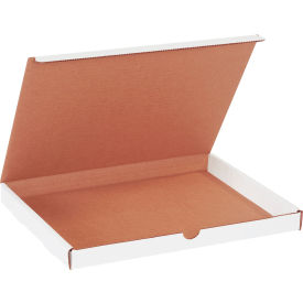Corrugated Literature Mailers, 12-1/8"L x 9-1/4"W x 1"H, White