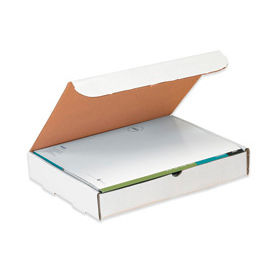 Corrugated Literature Mailers, 11-1/8"L x 8-3/4"W x 6"H, White