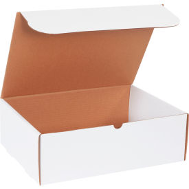 Corrugated Literature Mailers, 15-1/8"L x 11-1/8"W x 5"H, White