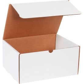 Corrugated Literature Mailers, 12-1/8"L x 9-1/4"W x 6"H, White