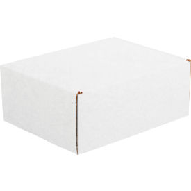 Corrugated Tab Lock Literature Mailers, 11-1/8"L x 8-3/4"W x 4"H, White