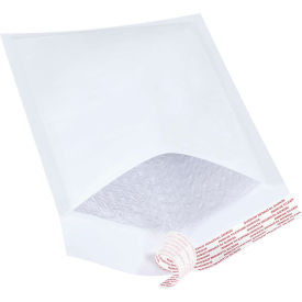 Self Seal Bubble Mailers, #1, 7-1/4"W x 12"L, White, 100/Pack