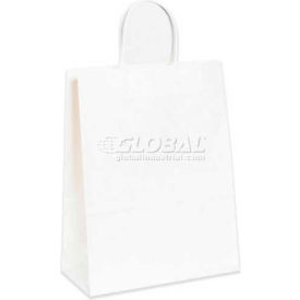 Paper Shopping Bags, 5-1/2"W x 3-1/4"D x 8-3/8"H, White, 250/Pack