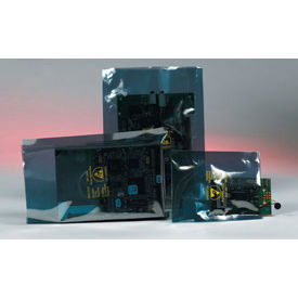 Open End Static Shielding Bag 10"W x 5"L, 3.1 Mil, Transparent Metal 500/Pk