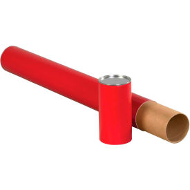 Telescoping Tubes, 3" Dia. x 30"L, 0.125" Thick, Red, 24/Pack