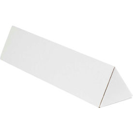Triangle Mailing Tubes, 3"W x 24-1/4"L, White