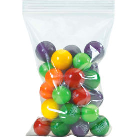 Reclosable Poly Bags, 12"W x 10"L, 4 Mil, Clear, 1000/Pack