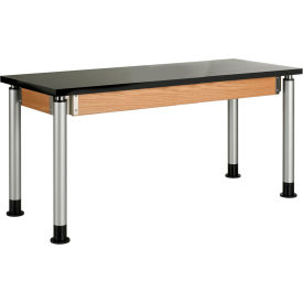 Adjustable Height Science Table - 60"L x 24"W - ChemGuard Top