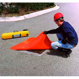 Ultra-Drain Seal®, Square, 18" x 18" x 3/8", Orange