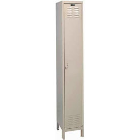 ValueMax 1-Tier 1 Door Locker, 12"W x 12"D x 78"H, Tan, Unassembled