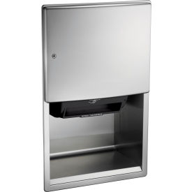 Semi-Recessed Automatic Roll Paper Towel Dispenser - Hard Wired