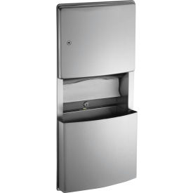 Recessed Mounted Towel Dispenser w/ Removable Receptacle