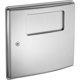 Partition Mounted Dual Access Sanitary Napkin Disposal