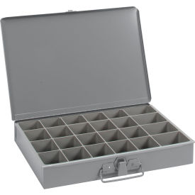 Steel Scoop Compartment Box 24 Compartment, 13-3/8x9-1/4x2