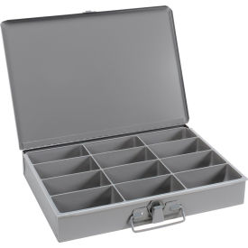 Steel Scoop Compartment Box 211-95 - 12 Compartment, 13-3/8x9-1/4x2