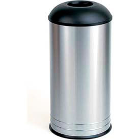 Floor-Standing Dome Top Waste Receptacle, 18 Gallon