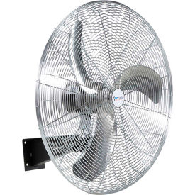 24 Inch Wall Fan 1 HP 7700 CFM , Non-Oscillating