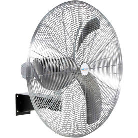30" Wall Mount Fan, 1 Speed, 8723 CFM, 230V, 1/4 HP, Single Phase