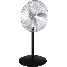 18" Oscillating Pedestal Fan w/ Pull Chain Switch, 2,600 CFM, 1/5 HP, 1 Phase