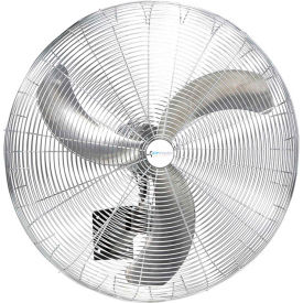 18" Wall Mount Fan, 3 Speed, 2600 CFM, 115V, 1/5 HP, Single Phase