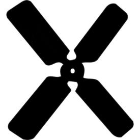 24" Galvanized Propeller - 5/8" Bore