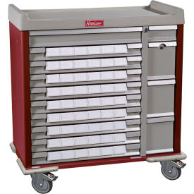 Standard Line Med-Bin Medication Cart 54 Patient Bin Drawers, Sand - SL54BIN3