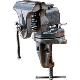 Model 153 3" Jaw Width 2-1/2" Opening 2-5/8" Throat Depth Clamp-On Bench Vise