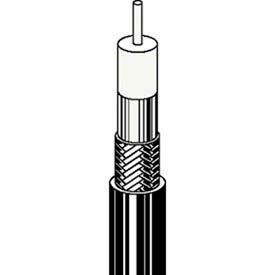 RG6/U 18AWG CATV Coaxial Cable Copper Clad Steel 100% Foil Shield 1000Ft Box blk