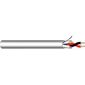 18AWG 2C Stranded Shielded Control Cable CMR 1.000 Ft. Spool Gray