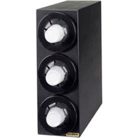 Beverage Cabinet, (3) Cup Dispensers, Black